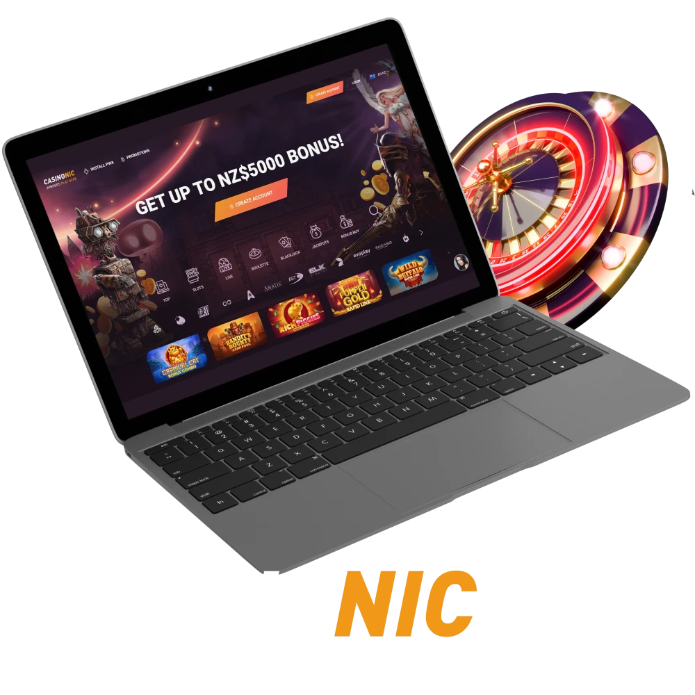 What is the online casino CasinoNic in New Zealand.