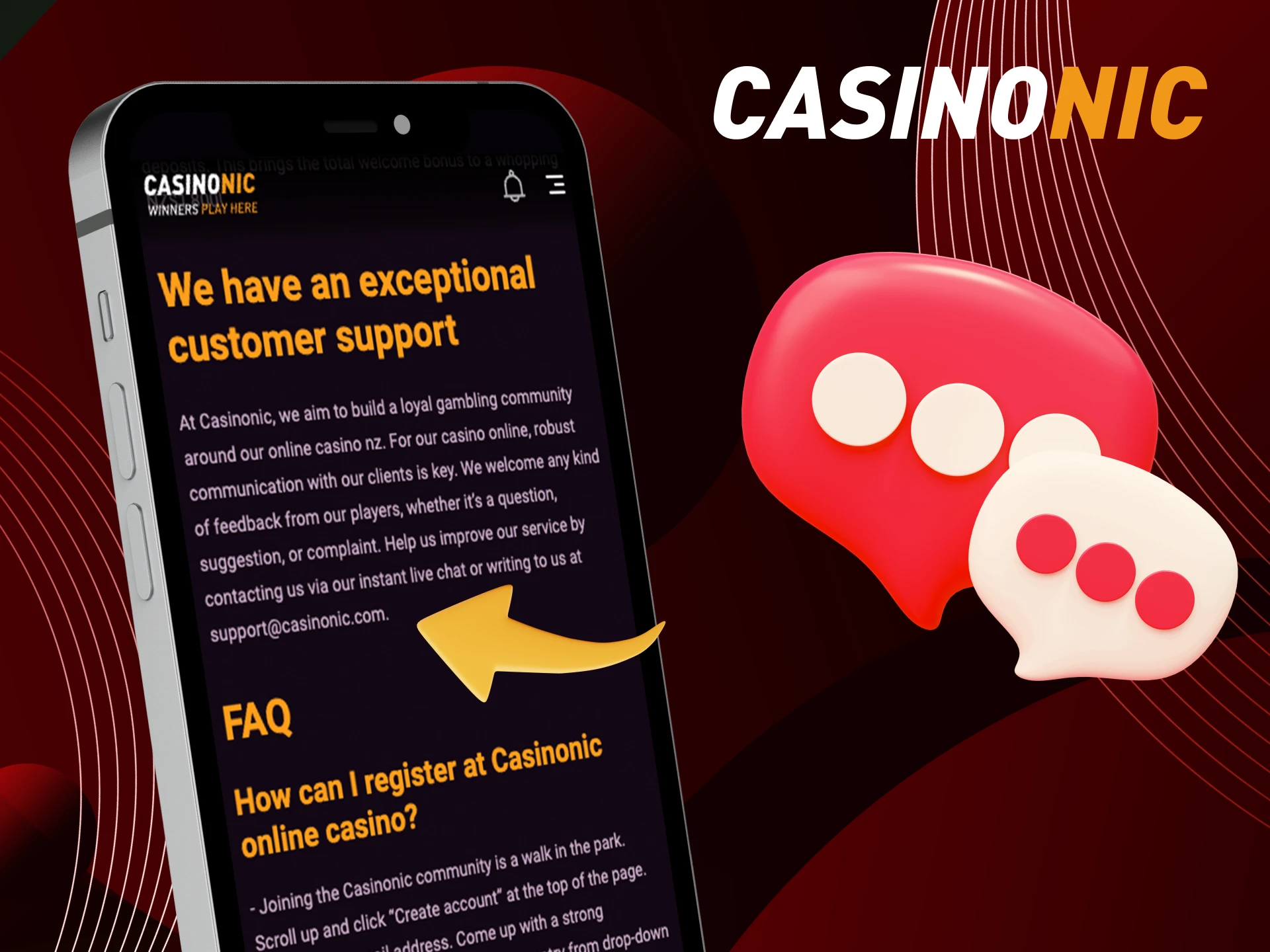 Where can I write my review about the online casino CasinoNic.